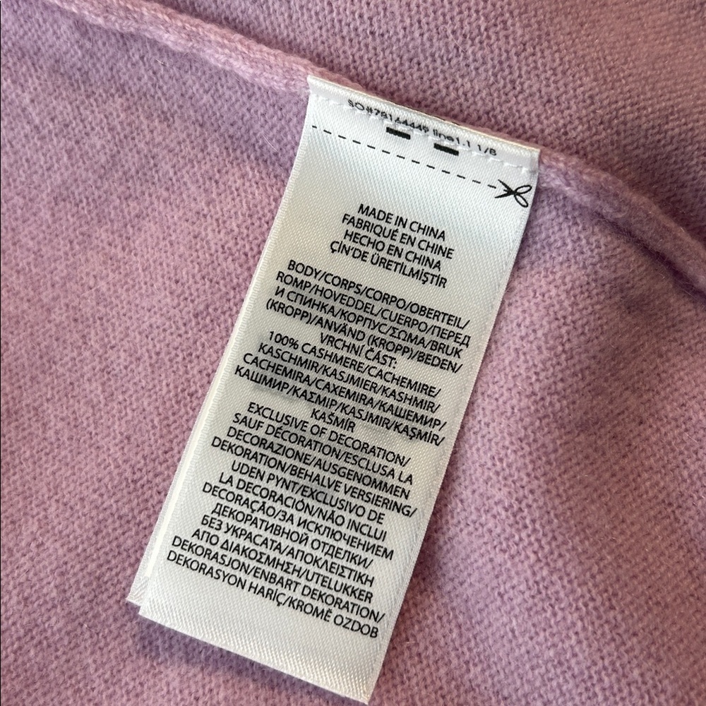 RLX Ralph Lauren Golf Washable Cashmere Full-Zip Sweater in Purple Size L - Picture 7 of 10